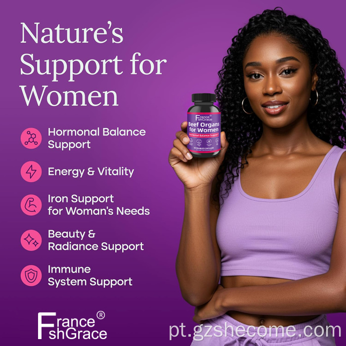 Suplemento de órgão de carne primal feminino recém-chegado